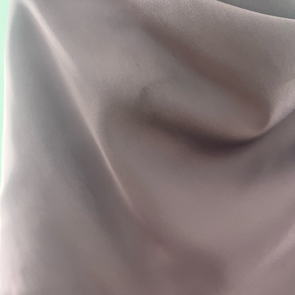 Azazie Strapless Satin Dress in Purple - Picture 9 of 9